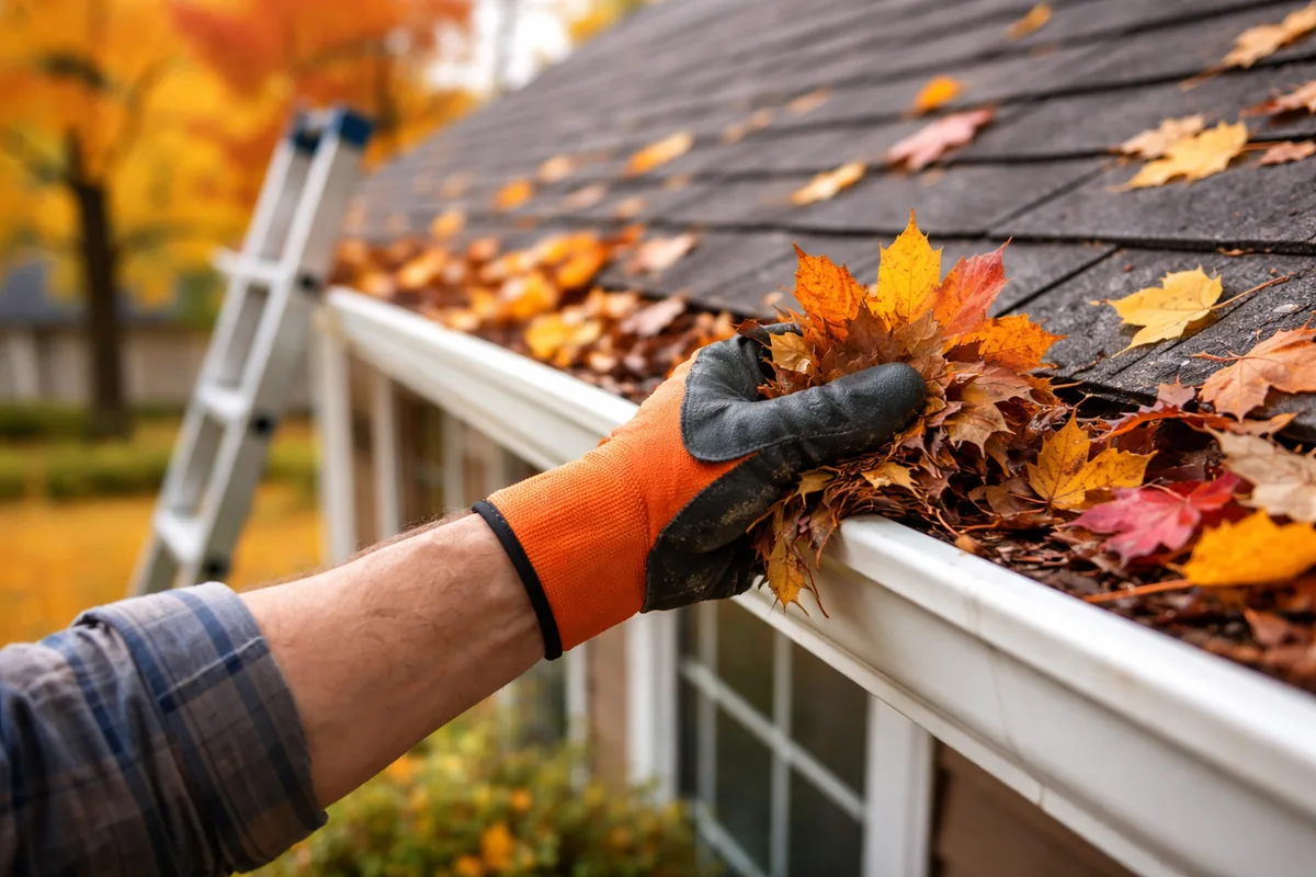 How often should gutters be cleaned in fall